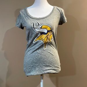 PINK Victoria Secret Minnesota Vikings Shirt Women's Size XS
